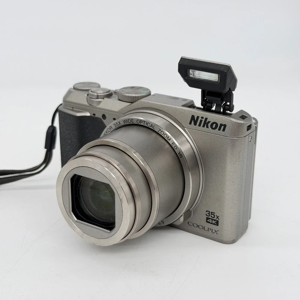 Nikon Coolpix A900 Digital Camera Silver 35x Optical Zoom 4K UHD Bundle Tested